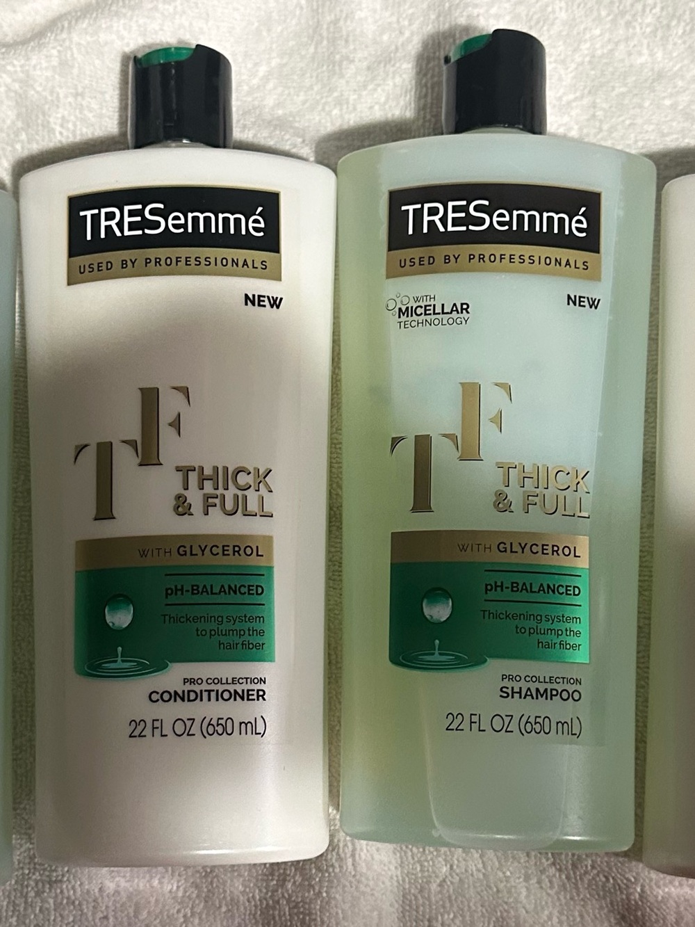 TRESemme Thick & Full pH-Balanced 1 Shampoo & 1 Conditioner- 22 oz  Bottles